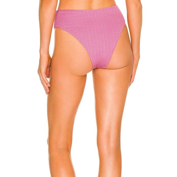 Revolve Tularosa Chandre High Waist Bikini Bottom - Size XL | NWOT Pink Rose - Picture 4 of 5